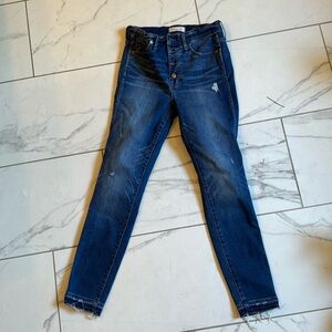 Madewell high rise skinny jeans